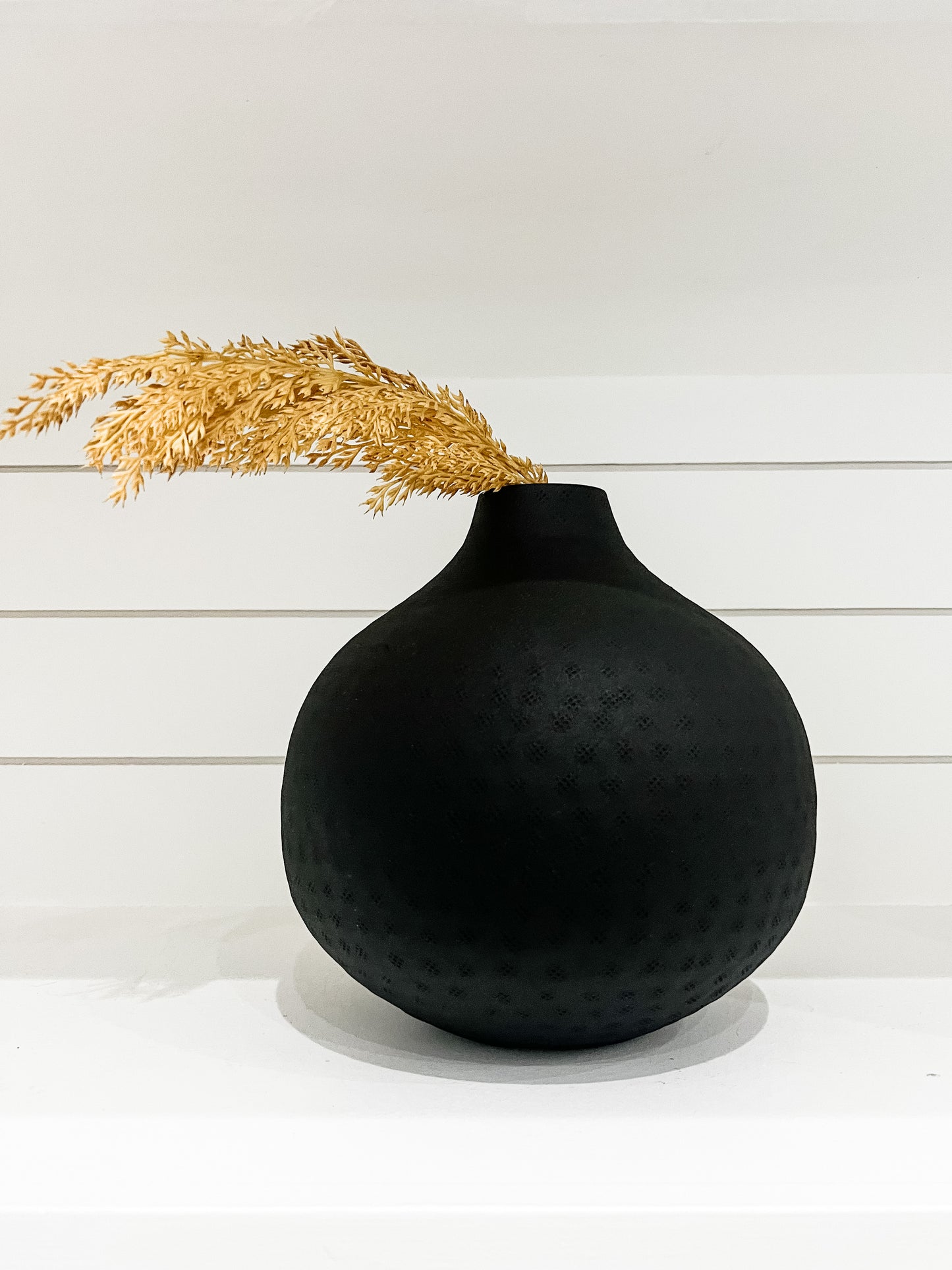 Textured Vase - Large Round