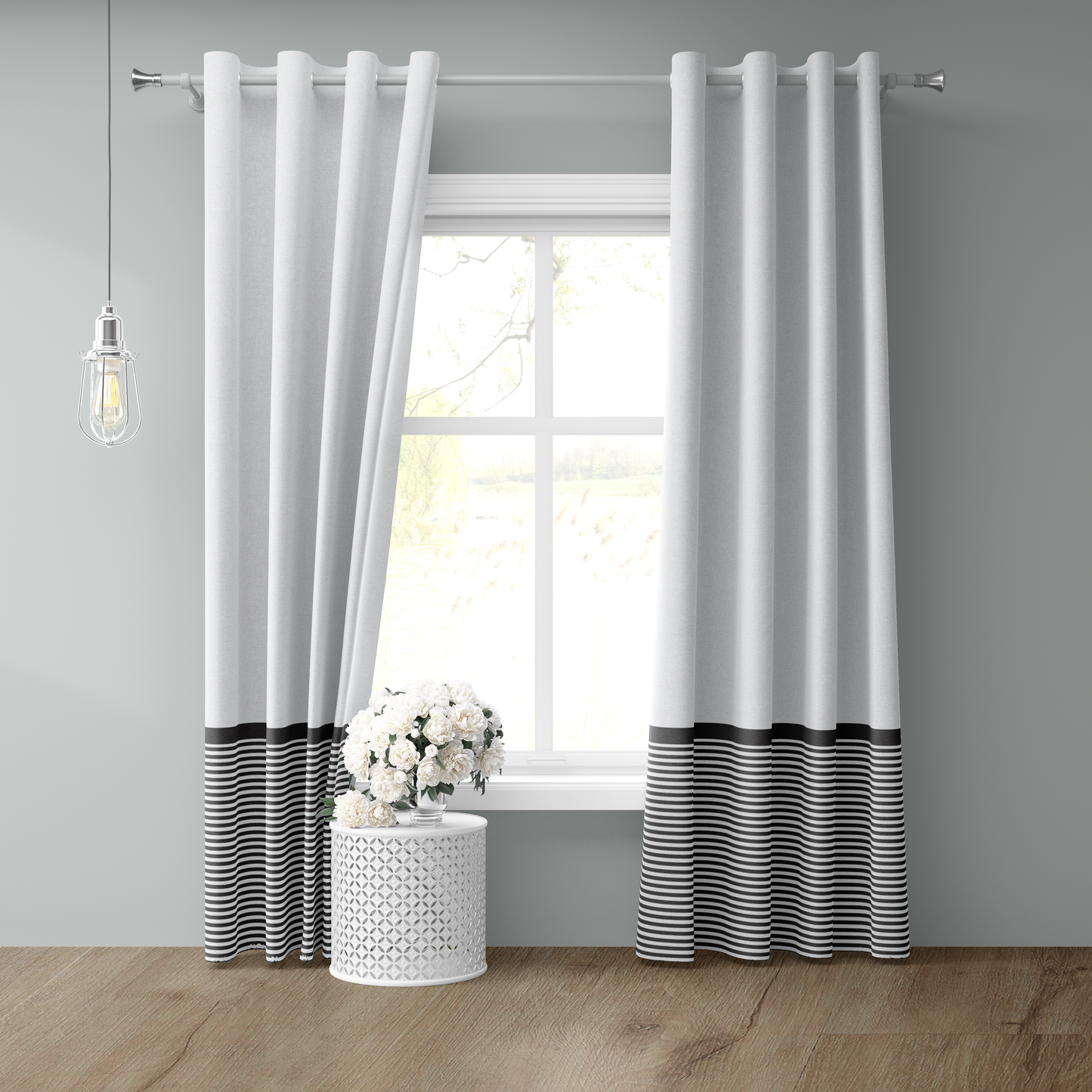 Modern Farmhouse Window Curtain