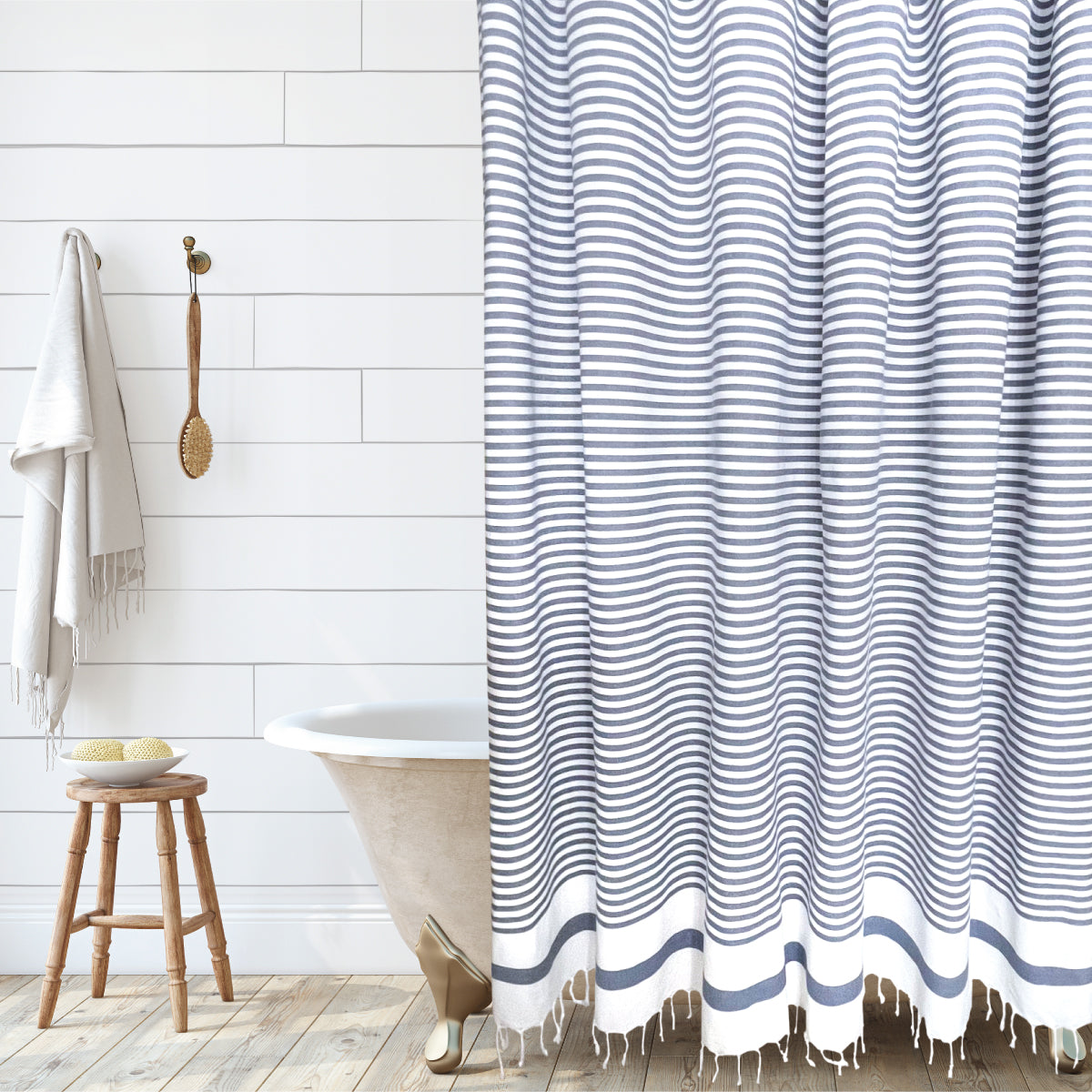 Catalina Stripe Shower Curtain