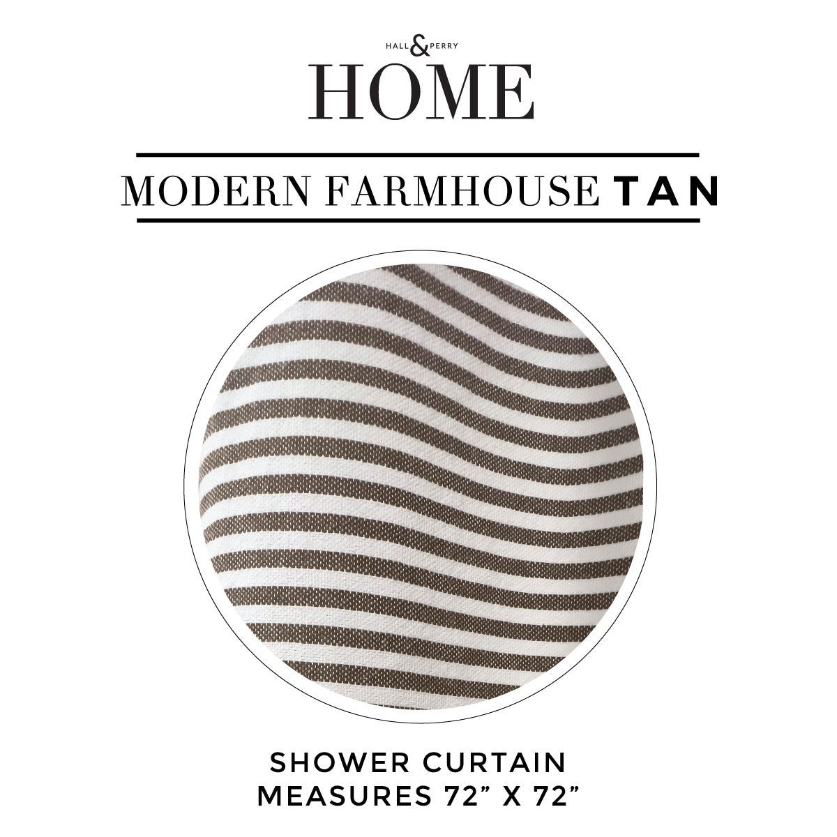 Modern Farmhouse Shower Curtain