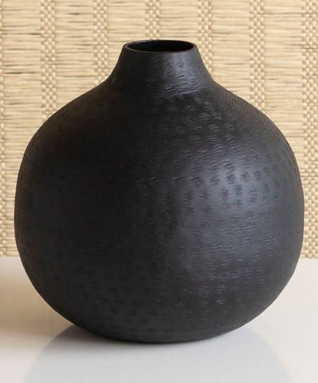 Textured Vase - Large Round