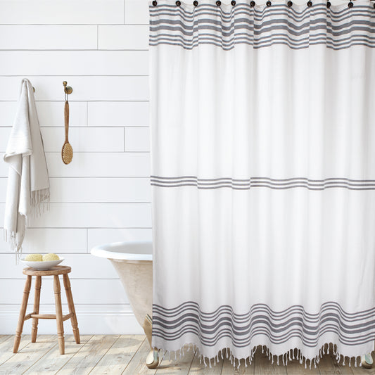 Modern Block Shower Curtain