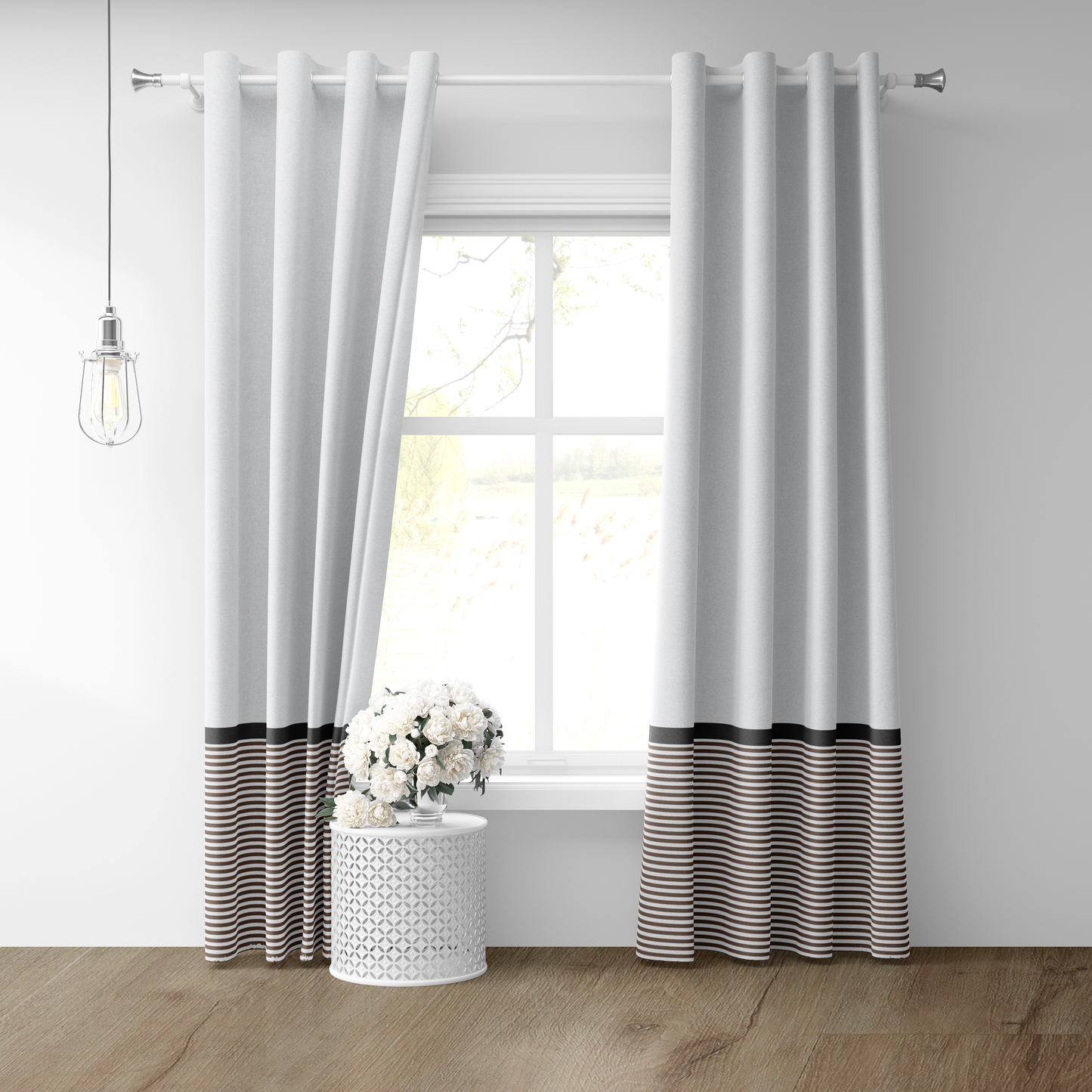 Modern Farmhouse Window Curtain