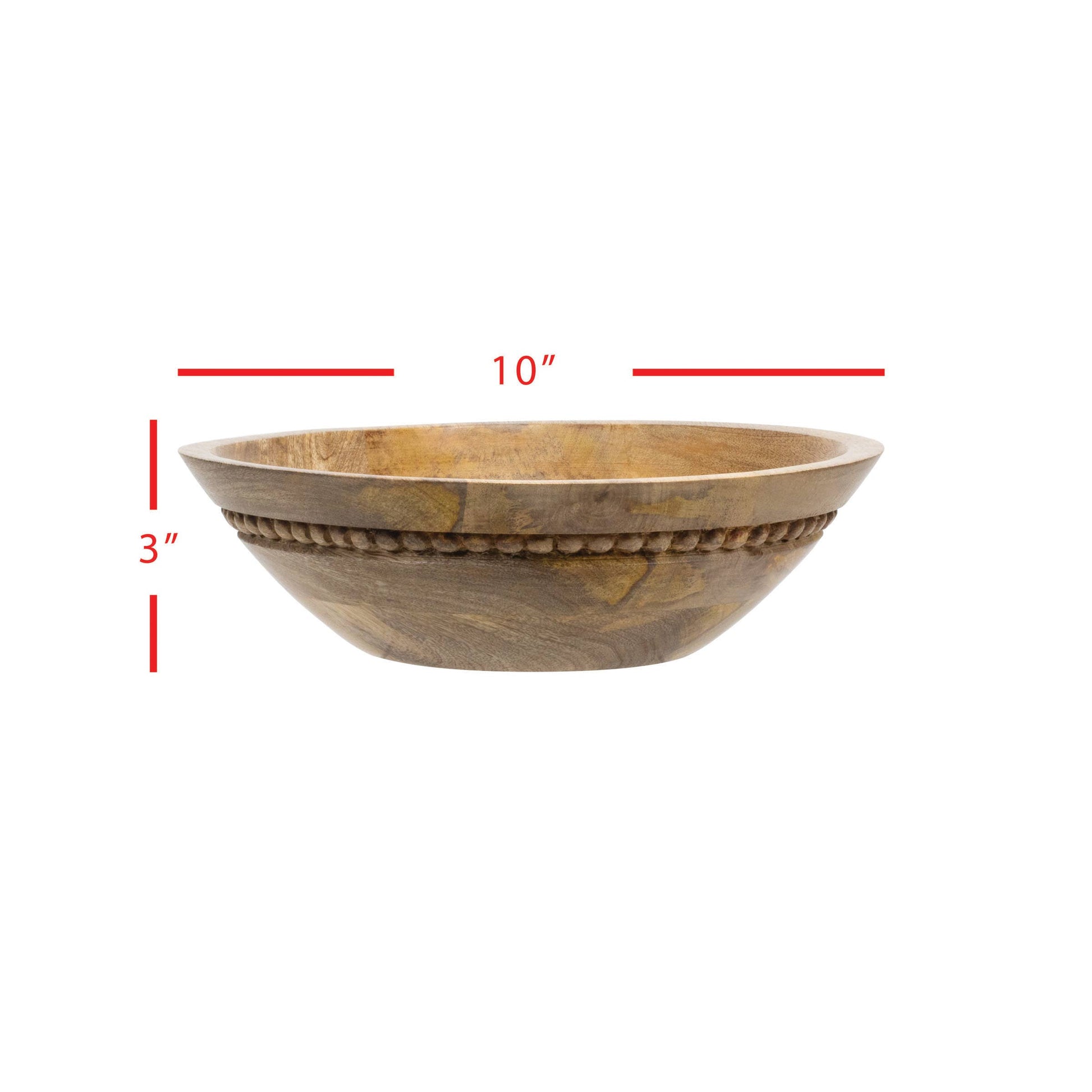 Wood Bead Bowl 6